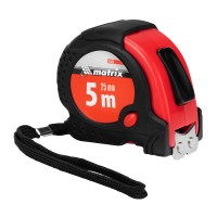 Рулетка Status Magnet fixation,5 м х 25 мм,обрезиненный корпус,зацеп с магнитом Matrix Рулетка Status Magnet fixation,5 м х 25 мм,обрезиненный корпус,зацеп с магнитом Matrix