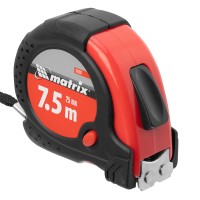 Рулетка Status Magnet fixation,7,5 м х 25 мм,обрезиненный корпус,зацеп с магнитом Matrix Рулетка Status Magnet fixation,7,5 м х 25 мм,обрезиненный корпус,зацеп с магнитом Matrix