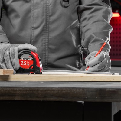 Рулетка Status Magnet fixation,7,5 м х 25 мм,обрезиненный корпус,зацеп с магнитом Matrix Рулетка Status Magnet fixation,7,5 м х 25 мм,обрезиненный корпус,зацеп с магнитом Matrix