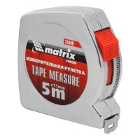 Рулетка Chrom,5 м x 13 мм,хромированный корпус Matrix Рулетка Chrom,5 м x 13 мм,хромированный корпус Matrix