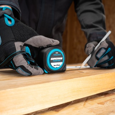 Рулетка Komfortabel 3 м х 19 мм,обрезиненный корпус Gross Рулетка Komfortabel 3 м х 19 мм,обрезиненный корпус Gross