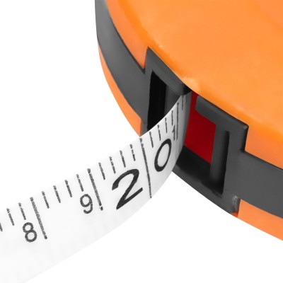 Рулетка геодезическая, 10 м х 12,5 мм, лента ПВХ, закрытый круглый корпус Sparta