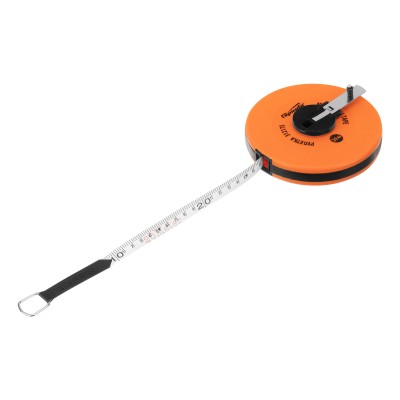 Рулетка геодезическая, 20 м х 12,5 мм, лента ПВХ, закрытый круглый корпус Sparta