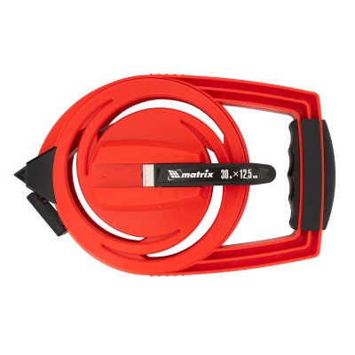 Рулетка геодезическая, 30 м х 12,5 мм, металлическая лента, закрытый корпус Matrix Рулетка геодезическая, 30 м х 12,5 мм, металлическая лента, закрытый корпус Matrix