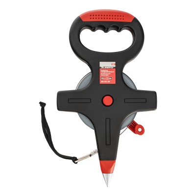 Рулетка геодезическая, 50 м х 12,5 мм, металлическая лента, открытый корпус Matrix Рулетка геодезическая, 50 м х 12,5 мм, металлическая лента, открытый корпус Matrix