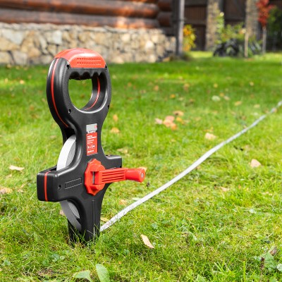 Рулетка геодезическая, 50 м х 12,5 мм, металлическая лента, открытый корпус Matrix Рулетка геодезическая, 50 м х 12,5 мм, металлическая лента, открытый корпус Matrix