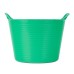 Ведро гибкое сверхпрочное, 28 л, зеленое, Сибртех