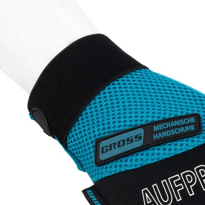 Перчатки универсальные комбинированные, с защитными накладками, STYLISH, размер M (8) Gross Перчатки универсальные комбинированные, с защитными накладками, STYLISH, размер M (8) Gross