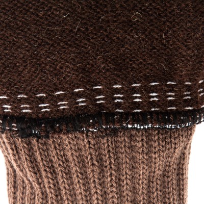 Перчатки трикотажные, двойные, полушерстяные, с ПВХ покрытием, Сибртех