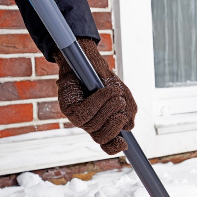 Перчатки трикотажные, двойные, верблюжья и овечья шерсть, ПВХ покрытие, Сибртех