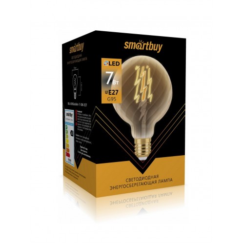 Светодиодная (LED) Лампа ART Smartbuy-G95Gold-7W/3000/E27