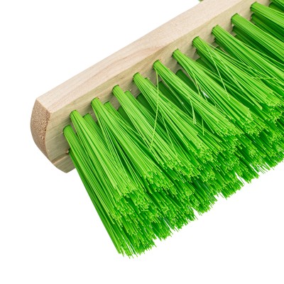 Щетка деревянная для подметания пола, 280 мм, 5 рядов, прямая тулейка с резьбой, без черенка Сибртех