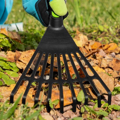 Грабли веерные 9 - зубые, 175 х 350 мм, пластиковые, Nylon, Palisad Грабли веерные 9 - зубые, 175 х 350 мм, пластиковые, Nylon, Palisad