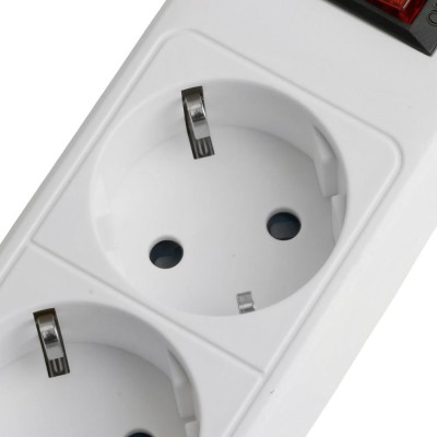 HM20-61-05 Сетевой фильтр 6-местный с/з 3x1мм2, 5 м, 230В, 13А, серия Optima, белый HM20-61-05 Сетевой фильтр 6-местный с/з 3x1мм2, 5 м, 230В, 13А, серия Optima, белый