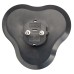 Разветвитель сетевой 3-местный с/з STEKKER ADP16-23-21, 250V, 16A, ABS пластик, черный 50682