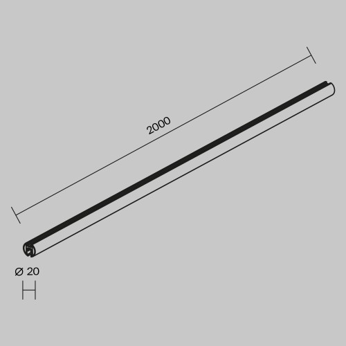 Шинопровод накладной/подвесной Technical TRX184-R-112B