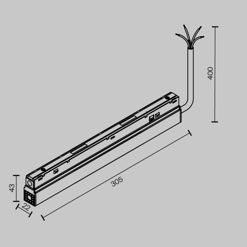 Блок питания Technical TRA034DR-200W-DD-W