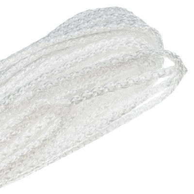 Шнур вязаный полипропиленовый с серд. белый, 3 мм, L 20 м, Сибртех