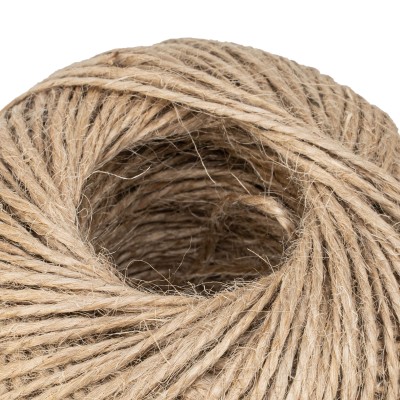 Шпагат джутовый, 1.5 мм, L 100 м, 2-ниточный, Сибртех