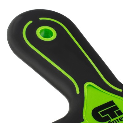 Шпатель фасадный, нержавеющая сталь 420S45, 450 мм, 2-компонентная ручка Сибртех Шпатель фасадный, нержавеющая сталь 420S45, 450 мм, 2-компонентная ручка Сибртех