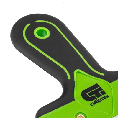 Шпатель фасадный, нержавеющая сталь 420S45, 150 мм, 2-компонентная ручка Сибртех Шпатель фасадный, нержавеющая сталь 420S45, 150 мм, 2-компонентная ручка Сибртех