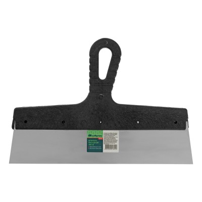 Шпатель фасадный из нержавеющей стали, 300 мм, пластмассовая ручка Сибртех Шпатель фасадный из нержавеющей стали, 300 мм, пластмассовая ручка Сибртех