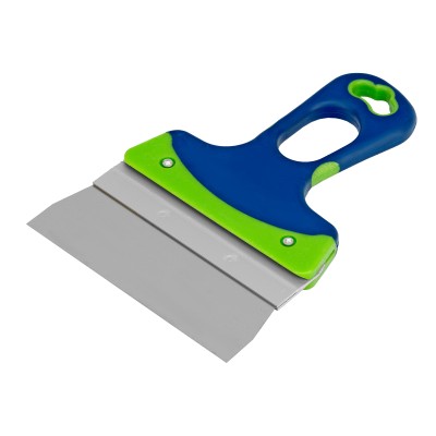 Шпатель фасадный, нержавеющая сталь, 150 мм, двухкомпонентная ручка Сибртех