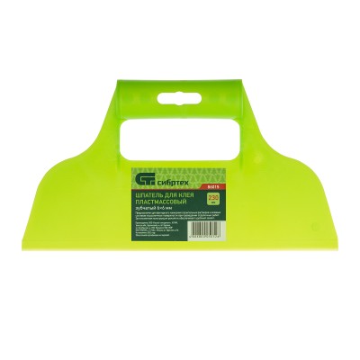 Шпатель для клея, пластмассовый, зубчатый 6 х 6 мм Сибртех