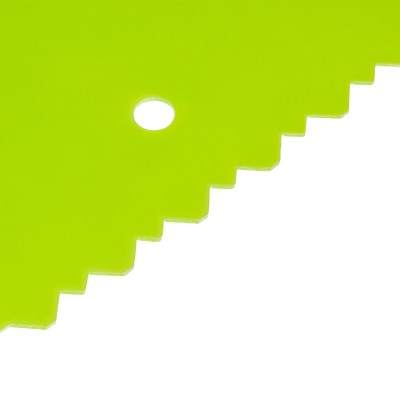 Шпатель для клея, пластмассовый, 130 х 170 мм, зубчатый Сибртех Шпатель для клея, пластмассовый, 130 х 170 мм, зубчатый Сибртех