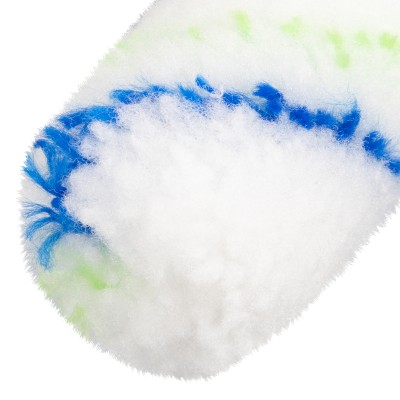 Мини-валик сменный "Водные краски", 60 мм, ворс 12 мм, D 16 мм, D ручки 6 мм, полиэстер Сибртех