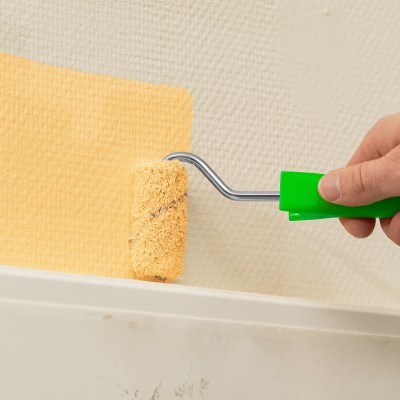 Мини-валик сменный "Водные краски", 60 мм, ворс 12 мм, D 16 мм, D ручки 6 мм, полиэстер Сибртех