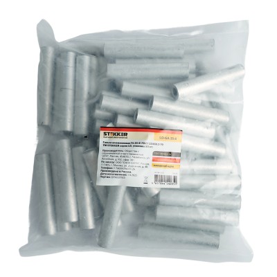 Гильза алюминиевая STEKKER; 35 - ; , алюминий марки АД1М, ,