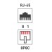 Двойник компьютерный UTP RJ-45(8P8C) (гнездо - 2 гнезда) REXANT