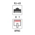 Розетка сетевая LAN, на стену, 2 гнездо 8Р8С (RJ-45), CAT 5е REXANT