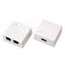Розетка сетевая LAN, на стену, 2 гнездо 8Р8С (RJ-45), CAT 5е REXANT