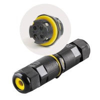 Соединитель-коннектор для проводов LD519, 3-контактный, водонепроницаемый, черный 32242 Соединитель-коннектор для проводов LD519, 3-контактный, водонепроницаемый, черный 32242