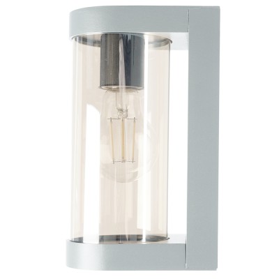 Светильник садово-парковый, серии «Бостон», (НБУ) FERON DH1901 E27, 230V, IP44, цвет серый/янтарный, цилиндр, на стену , 125*92*206мм Светильник садово-парковый, серии «Бостон», (НБУ) FERON DH1901 E27, 230V, IP44, цвет серый/янтарный, цилиндр, на стену , 125*92*206мм