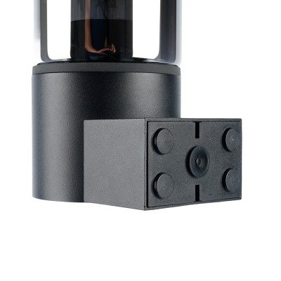 Светильник садово-парковый Feron DH1801, на стену вверх, E27 230V, черный 51992