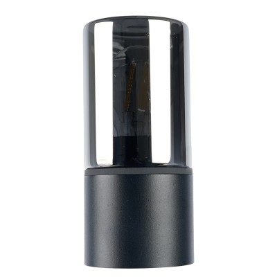 Светильник садово-парковый Feron DH1801, на стену вверх, E27 230V, черный 51992