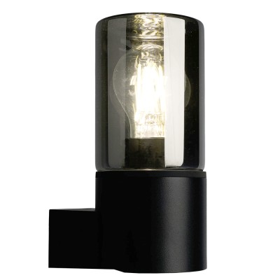 Светильник садово-парковый Feron DH1801, на стену вверх, E27 230V, черный 51992