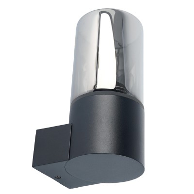 Светильник садово-парковый Feron DH1801, на стену вверх, E27 230V, черный 51992