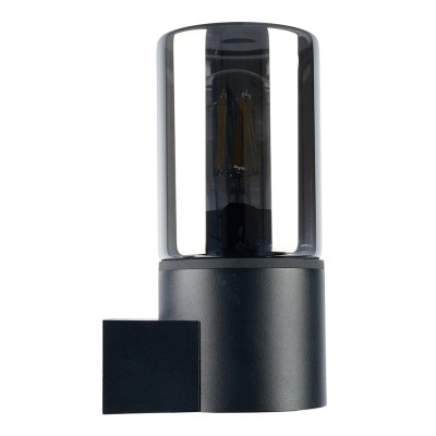 Светильник садово-парковый Feron DH1801, на стену вверх, E27 230V, черный 51992