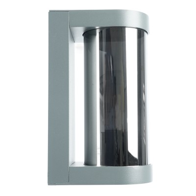 Светильник садово-парковый, серии «Бостон», (НБУ) FERON DH1901 E27, 230V, IP44, цвет серый/зеркальный, цилиндр, на стену , 125*92*206мм Светильник садово-парковый, серии «Бостон», (НБУ) FERON DH1901 E27, 230V, IP44, цвет серый/зеркальный, цилиндр, на стену , 125*92*206мм