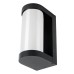 Светильник садово-парковый, серии «Бостон», (НБУ) FERON DH1901 E27, 230V, IP44, цвет черный/зеркальный, цилиндр, на стену , 125*92*206мм