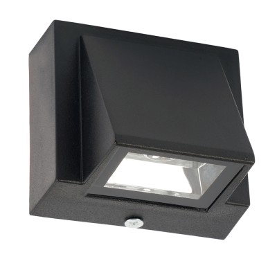 Светильник уличный светодиодный, на стену (ДБУ) FERON DH113, серия Дели, 3W, 4000К (белый нейтральный), 85-265V/50Гц, 170Lm, IP54, 1LED*COB, класс защиты 1, раб.t -40°C...+40°C, цвет черный, корпус алюминий, 80*70*60мм,