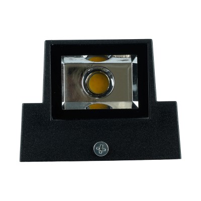 Светильник уличный светодиодный, на стену (ДБУ) FERON DH113, серия Дели, 3W, 4000К (белый нейтральный), 85-265V/50Гц, 170Lm, IP54, 1LED*COB, класс защиты 1, раб.t -40°C...+40°C, цвет черный, корпус алюминий, 80*70*60мм,