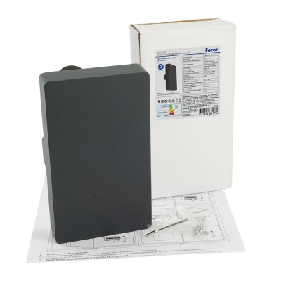 Светильник уличный светодиодный Feron DH509, 390lm, 6W, 2700/4000/6400K, чёрный 51762