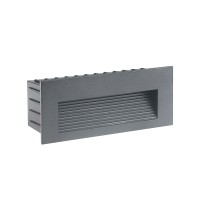 Светодиодный светильник Feron LN012 встраиваемый 5W 4000K, IP65, серый 51955