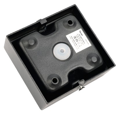 Светильник уличный светодиодный, на стену (ДБУ) FERON DH113, серия Дели, 3W, 4000К (белый нейтральный), 85-265V/50Гц, 170Lm, IP54, 1LED*COB, класс защиты 1, раб.t -40°C...+40°C, цвет черный, корпус алюминий, 80*70*60мм,