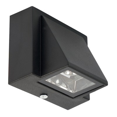 Светильник уличный светодиодный, на стену (ДБУ) FERON DH113, серия Дели, 3W, 4000К (белый нейтральный), 85-265V/50Гц, 170Lm, IP54, 1LED*COB, класс защиты 1, раб.t -40°C...+40°C, цвет черный, корпус алюминий, 80*70*60мм,